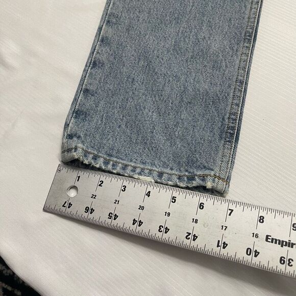AGOLDE Distressed Riley Denim Jeans Size 29 - Picture 5 of 10